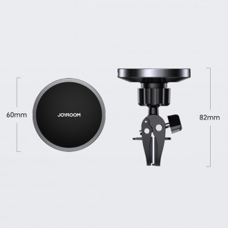 Joyroom Car Holder Qi Wireless Induction Charger 15W (MagSafe for iPhone Compatible) Black (JR-ZS240)