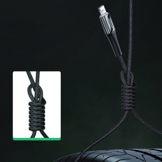 Joyroom USB Type C - Lightning  cable Power Delivery 20W 2.4A 1.2m black (S-1224K2 Black)