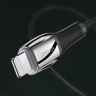 Joyroom USB Type C - Lightning  cable Power Delivery 20W 2.4A 1.2m black (S-1224K2 Black)