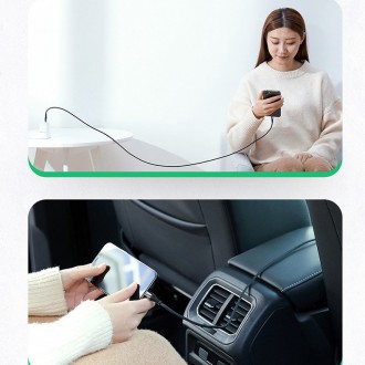 Joyroom USB Type C - Lightning  cable Power Delivery 20W 2.4A 1.2m black (S-1224K2 Black)