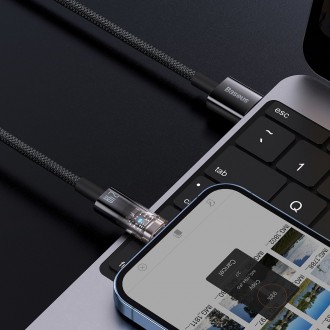 Baseus Explorer Series kabel USB - Lightning 2,4A 1 m černý (CATS000401)