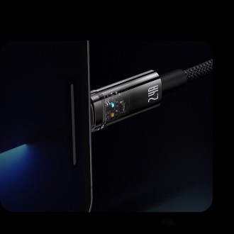 Baseus Explorer Series kabel USB - Lightning 2,4A 1 m černý (CATS000401)