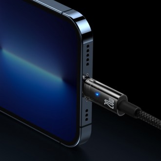 Baseus Explorer Series kabel USB typu C - Lightning 20W 2m černý (CATS000101)