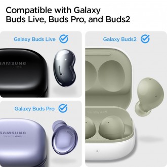Spigen URBAN FIT Samsung GALAXY BUDS 2 PRO / 2 / LIVE / PRO BLACK