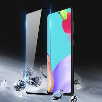 Dux Ducis 9D Tempered Glass Tough Screen Protector Full Coveraged with Frame for Samsung Galaxy A52s 5G / A52 5G / A52 4G black (case friendly)