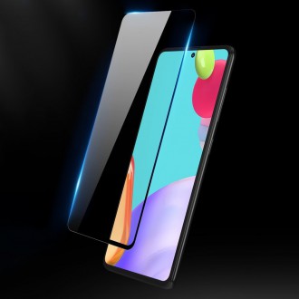 Dux Ducis 9D Tempered Glass Tough Screen Protector Full Coveraged with Frame for Samsung Galaxy A52s 5G / A52 5G / A52 4G black (case friendly)