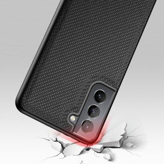 Dux Ducis Fino case covered with nylon material for Samsung Galaxy S21 FE black