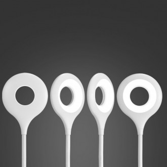 Wireless LED reading lamp with clip + white micro USB cable