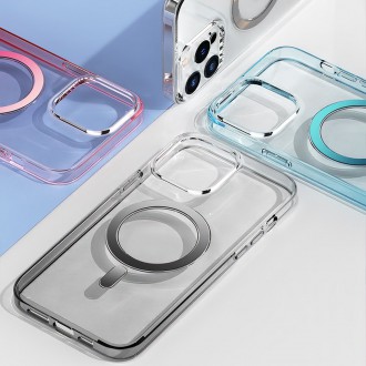 Kingxbar PQY Pure Series Magnetic Case for iPhone 13 Pro Cover Sleeve Blue (MagSafe Compatible)