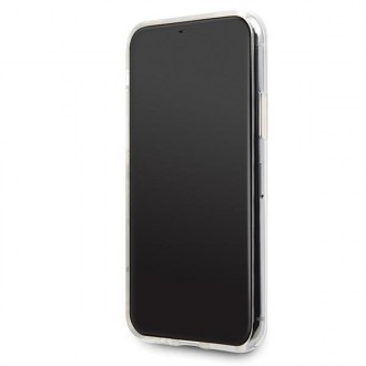 Guess GUHCN58PEOML iPhone 11 Pro vícebarevné pevné pouzdro Iridescent 4G Peony