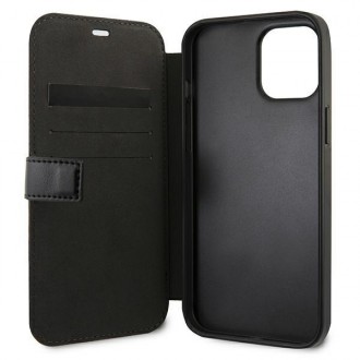 Etui BMW BMFLBKP12LSLLBK iPhone 12 Pro Max 6,7" czarny/black book Signature