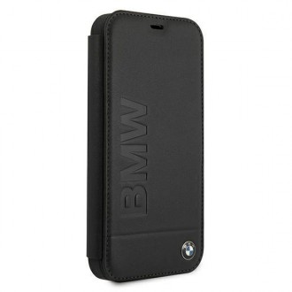 Etui BMW BMFLBKP12LSLLBK iPhone 12 Pro Max 6,7" czarny/black book Signature