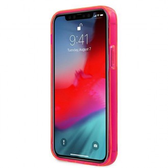 Karl Lagerfeld KLHCP12LCHTRP iPhone 12 Pro Max 6,7" różowy/pink hardcase Glitter Choupette Fluo
