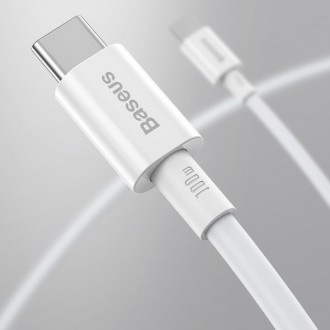 [RETURNED ITEM] Baseus Superior USB Type C - USB  Type C cable Quick Charge / Power Delivery / FCP 100W 5A 20V 2m white (CATYS-C02)