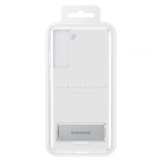 Samsung Clear Standing Cover Transparent Case with kickstand for Samsung Galaxy S21 FE transparent (EF-JG990CTEGWW)