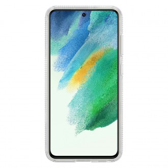 Samsung Clear Standing Cover Transparent Case with kickstand for Samsung Galaxy S21 FE transparent (EF-JG990CTEGWW)