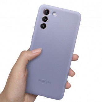 Samsung Silicone Cover Flexible Gel Case for Samsung Galaxy S21 FE grey (EF-PG990TBEGWW)