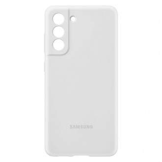 Samsung Silicone Cover Flexible Gel Case for Samsung Galaxy S21 FE white (EF-PG990TWEGWW)