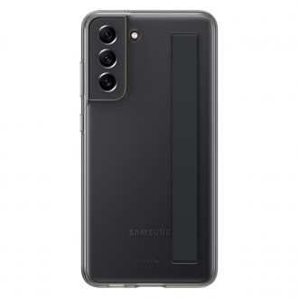 Samsung clear strap cover case cover for samsung galaxy s21 fe gray (ef-xg990cbegww)