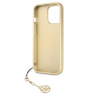 Guess GUHCP13XGF4GGR iPhone 13 Pro Max 6,7&quot; šedý/šedý pevný obal 4G Charms Collection