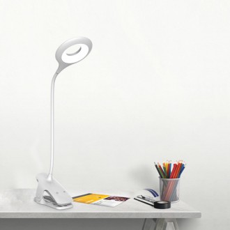 [RETURNED ITEM] Wireless LED reading lamp with clip + black micro USB cable