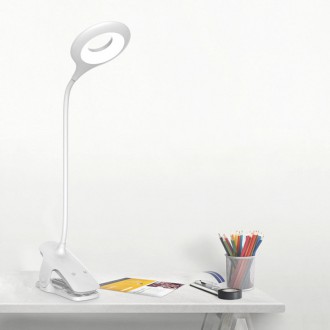 [RETURNED ITEM] Wireless LED reading lamp with clip + black micro USB cable