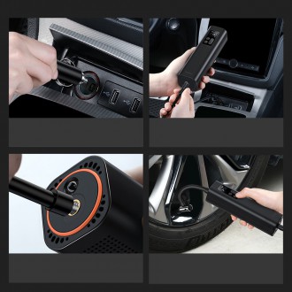 Baseus Mini Car Air Compressor Zásuvka zapalovače cigaret černá (CRCQ000001)
