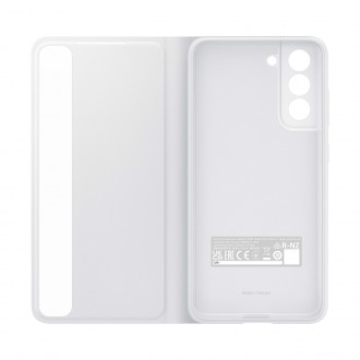 Samsung Smart Clear View Cover with Intelligent Display and antimicrobial coating for Samsung Galaxy S21 FE white (EF-ZG990CWEGEE)