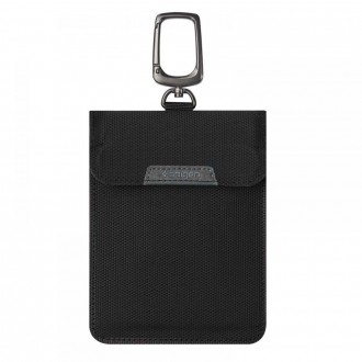 FARADAY CAGE Spigen POUCH BLOKÁTOR SIGNÁLU RFID BEZ KLÍČE ČERNÝ