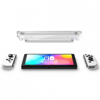 Tvrzené sklo Spigen GLAS.TR "EZ FIT" 2BALENÍ NINTENDO SWITCH OLED