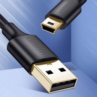 Ugreen cable USB - mini USB cable 480 Mbps 2 m black (US132 30472)