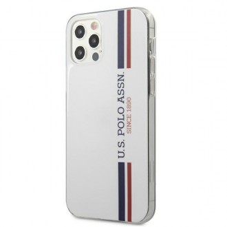 US Polo USHCP12LPCUSSWH iPhone 12 Pro Max 6,7" biały/white Tricolor Collection