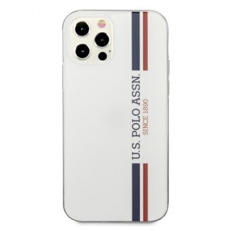 US Polo USHCP12LPCUSSWH iPhone 12 Pro Max 6,7" biały/white Tricolor Collection