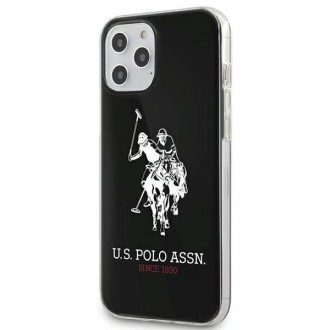 US Polo USHCP12LTPUHRBK iPhone 12 Pro Max 6,7" czarny/black Shiny Big Logo