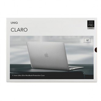 UNIQ etui Husk Pro Claro MacBook Pro 13 (2020) przezroczysty/dove matte clear