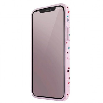 UNIQ etui Coehl Terrazzo iPhone 12 Pro Max 6,7" różowy/blush pink