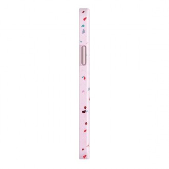 UNIQ etui Coehl Terrazzo iPhone 12 Pro Max 6,7" różowy/blush pink