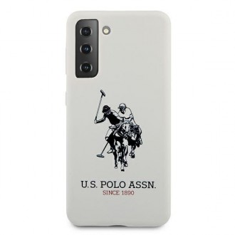 US Polo USHCS21MSLHRWH S21+ G996 biały/white Silicone Logo