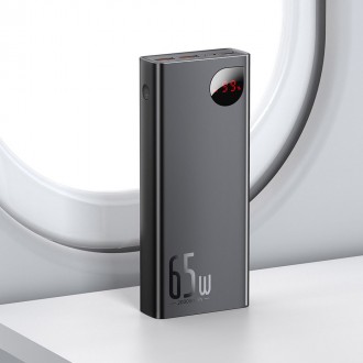 [RETURNED ITEM] Powerbanka Baseus Adaman 2x USB / 1x USB typu C / 1x micro USB 20000mAh 65W Quick Charge 4.0 Power Delivery modrá (PPIMDA-D03)