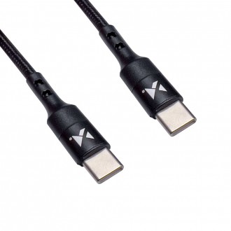 Wozinsky cable USB Type C - USB Type C Power Delivery 18W 2m black (WUC-PD-CC1B)