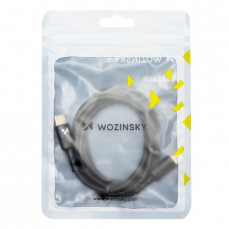 Wozinsky cable USB Type C - USB Type C Power Delivery 18W 2m black (WUC-PD-CC1B)