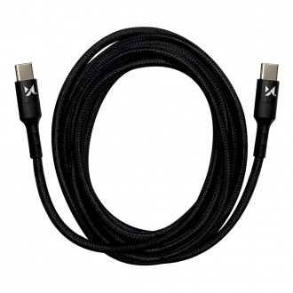 Wozinsky cable USB Type C - USB Type C Power Delivery 18W 2m black (WUC-PD-CC1B)