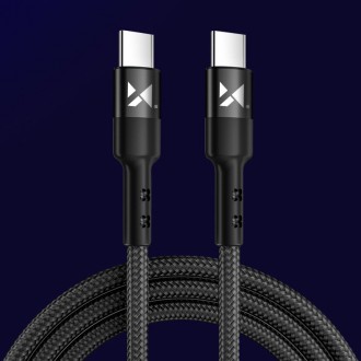 Wozinsky cable USB Type C - USB Type C Power Delivery 18W 2m black (WUC-PD-CC1B)