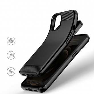 Carbon Case flexible cover for iPhone 13 black