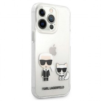 Karl Lagerfeld KLHCP13LCKTR iPhone 13 Pro / 13 6,1" hardcase Transparent Karl & Choupette