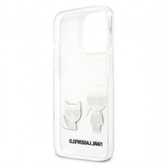 Karl Lagerfeld KLHCP13LCKTR iPhone 13 Pro / 13 6,1" hardcase Transparent Karl & Choupette