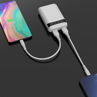 Dudao Portable 10000mAh USB Power Bank Black (K3Pro mini)