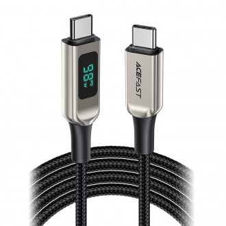 Acefast cable USB Type C - USB Type C 2m, 100W (20V / 5A) silver (C6-03 silver)