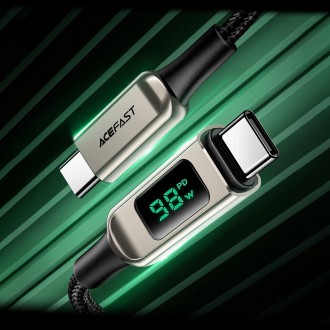 Acefast cable USB Type C - USB Type C 2m, 100W (20V / 5A) silver (C6-03 silver)