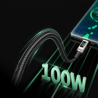 Acefast cable USB Type C - USB Type C 2m, 100W (20V / 5A) silver (C6-03 silver)